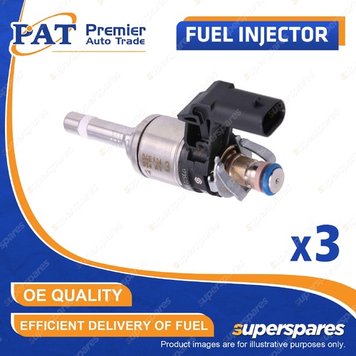 3 Pcs PAT Fuel Injectors for Volkswagen Polo AW AE T-Cross C1 1.0L DKJA DXUA
