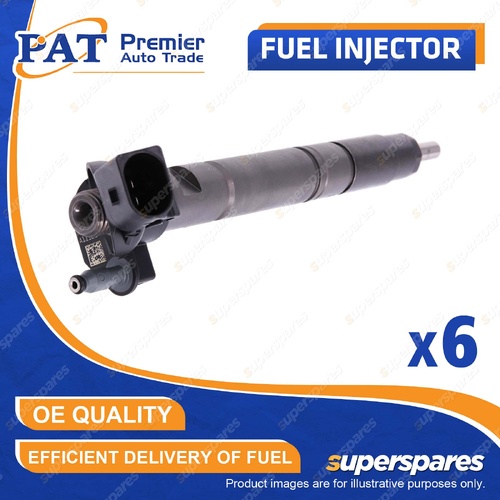 6 Pcs Fuel Injectors for Volkswagen Amarok 2H Touareg CR 3.0L 2016-2022
