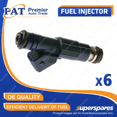 6 x PAT Fuel Injector for Saab 9-5 Griffin 9000 3.0L B308E B308I V6 24V DOHC