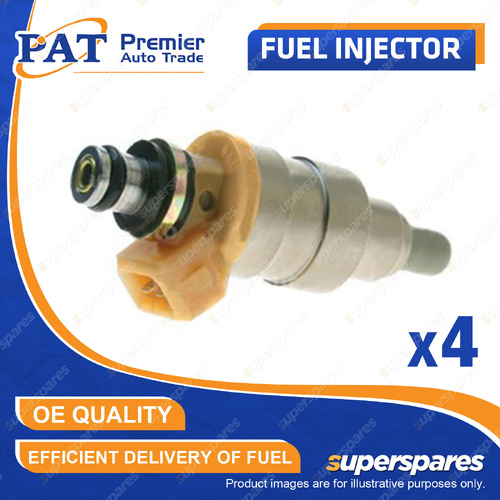 4 x PAT Fuel Injector for Holden Jackaroo L1 Rodeo TE TF 2.6L 4ZE1 I4 1988-1998