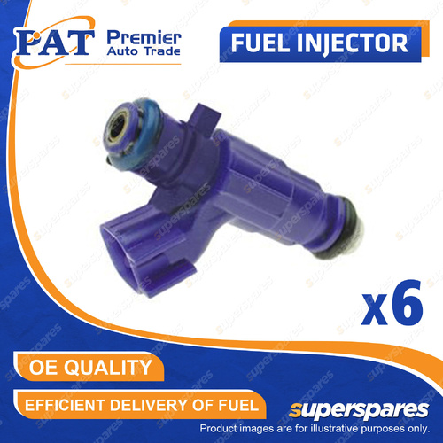 6x PAT Fuel Injector for Holden Adventra Berlina Calais VE VZ Caprice WL Captiva