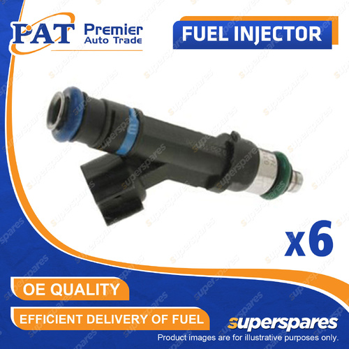 6 x PAT Fuel Injector for Dodge Nitro KA 3.7L EKG V6 12V SOHC 2007-2012