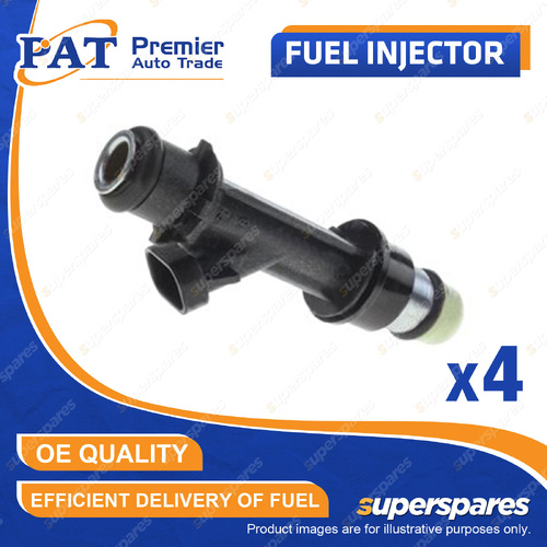 4 x PAT Fuel Injector for Daewoo Kalos T200 Lacetti J200 Nubira J100 J150