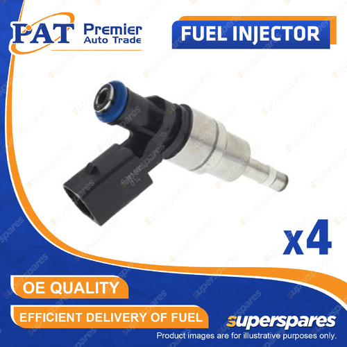 4 x PAT Fuel Injector for Volkswagen Golf MK5 Jetta 1K Passat B6 Touran 1T 2.0L