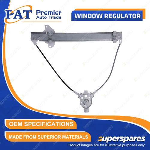 1 x PAT Front Right Window Regulator for Hyundai Excel X3 1.5L G4EK I4 1994-2000