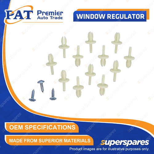 1 x PAT Front LH Window Regulator for Volkswagen Golf MK6 1.2L 1.4L 1.6L 2.0L