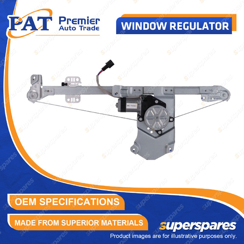 1 x PAT Rear RH Window Regulator & Motor for Holden Colorado RC 3.0L 3.6L 08-12