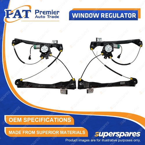 PAT Front LH + RH Window Regulators & Motor for Holden VE 3.0L 3.6L 6.0L 07-12