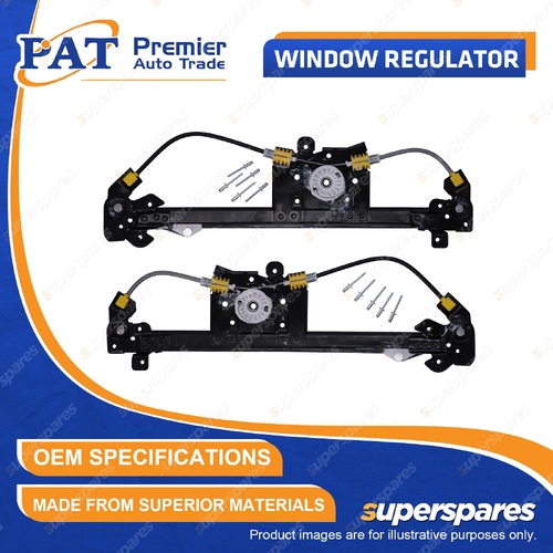 PAT Rear LH + RH Window Regulators for Holden Astra TS 1.8L 4Cyl 1998-2005