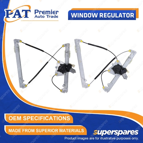 PAT Front LH + RH Window Regulators & Motor for Mazda BT50 UP UR 2.2L 2011-2020