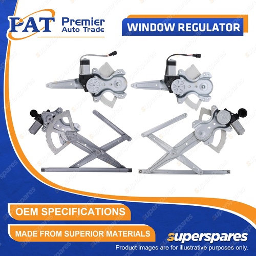 PAT F+R Window Regulators & Motor for Toyota Hilux GGN15 GGN25 KUN16 KUN26 TGN16