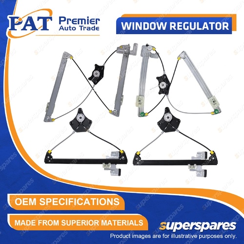 PAT F + R Window Regulators for Volkswagen Golf MK7 Diesel 1.2L 1.4L 1.8L 2.0L