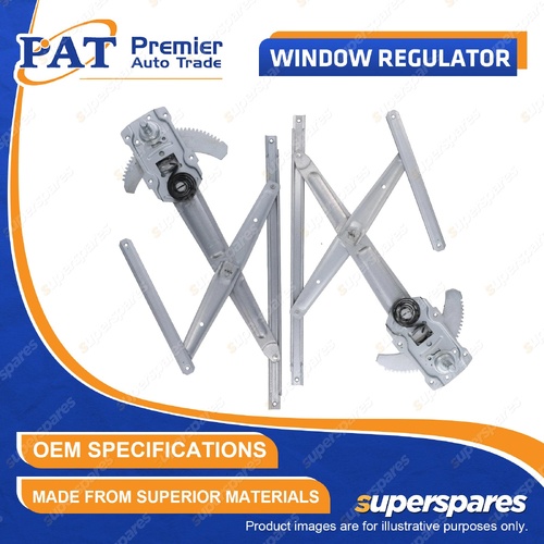 PAT Front LH + RH Window Regulators for Toyota Hilux KUN16 KUN26 TGN16 06-15