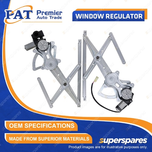 PAT Front LH + RH Window Regulators & Motor for Toyota Corolla JP ZZE122R 1.8L