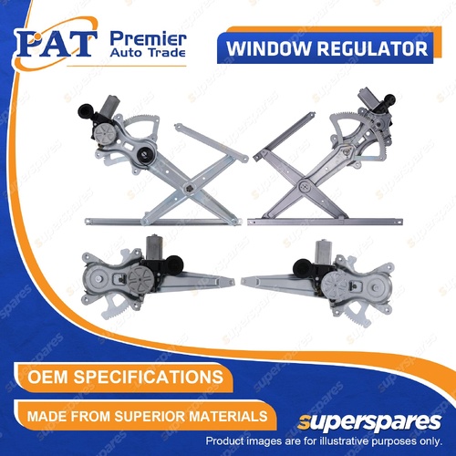 PAT F + R Window Regulators & Motor for Toyota Landcruiser Prado J120 2003-2009