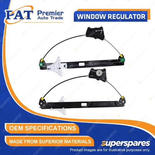 PAT Front LH + RH Window Regulators for Volkswagen Amarok 2H 2.0L 3.0L 10-22
