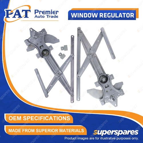 PAT Front LH + RH Window Regulators for Isuzu D-Max TFR TFS 3.0L Manual Window