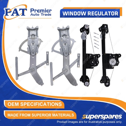 PAT F + R Window Regulators for Holden Astra AH 1.8L 1.9L 2.2L 2004-2010