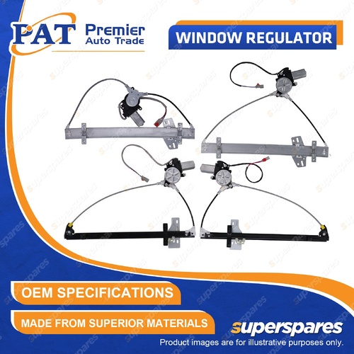 PAT Front + Rear Window Regulators & Motor for Honda CR-V RD7 2.4L 2001-2007
