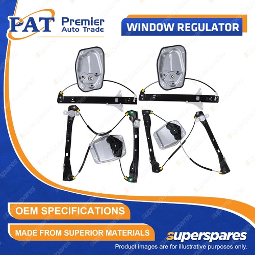 PAT Front + Rear Window Regulators for Volkswagen Golf MK5 Diesel 2003-2011