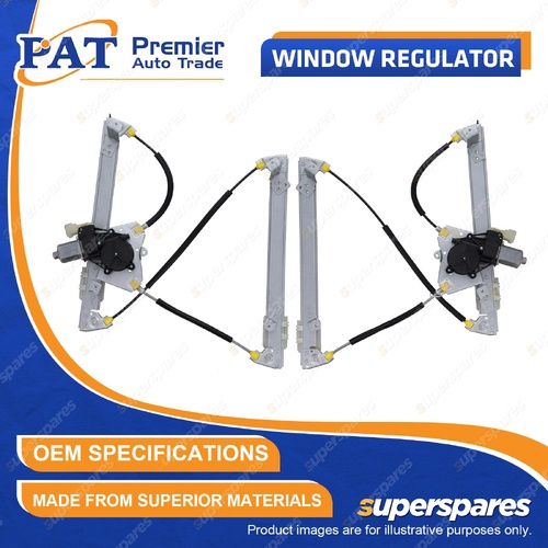 PAT Front LH + RH Window Regulators & Motor for Ford Focus LW 2.0L 7/2012-9/2015