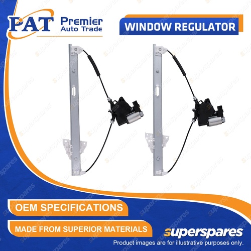 PAT Front LH + RH Window Regulators & Motor for Mazda CX-7 ER 2.2L 2.3L 2.5L
