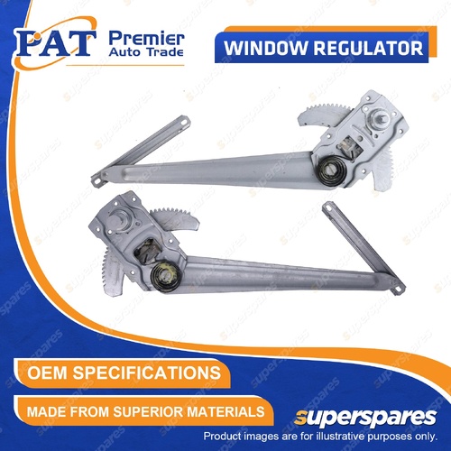 PAT Front LH + RH Window Regulators for Toyota Hilux N80 N90 N100 1988-1999