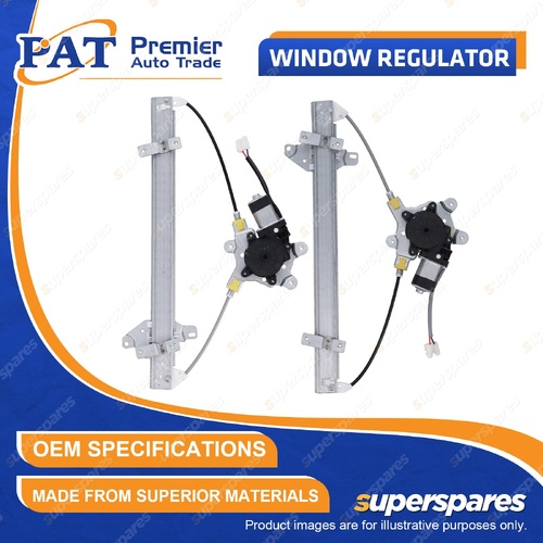 PAT Front LH+RH Window Regulators & Motor for Mitsubishi Lancer CG CH 2.0L 2.4L