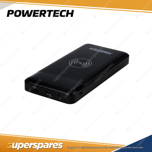 Powertech Portable Power Bank 20000mAh 45W USB C Wireless Battery Charger