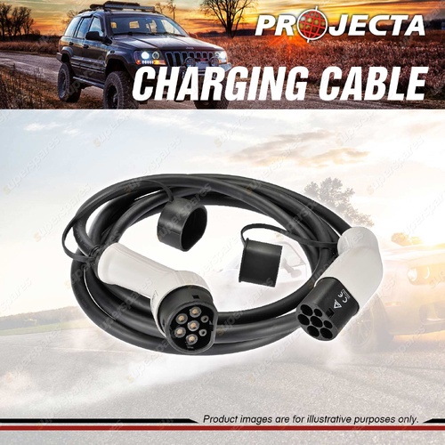 Projecta 22KW EV Charging Cables for Charging Type 2 Vehicle at Type 2 Station