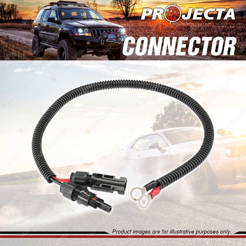 Projecta MC4 Type Connectors to 2 x 8mm Ring Terminals - 600mm Length