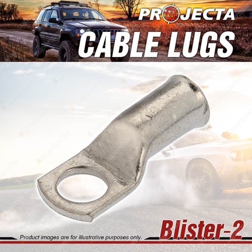 Projecta Cable Lug - 8mm Stud 5.4mm Internal Diameter Blister of 2