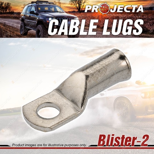 Projecta Cable Lug - 10mm Stud 11.2mm Internal Diameter Blister of 2