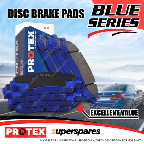 8Pcs Front + Rear Protex Disc Brake Pads for Mitsubishi Challenger PA 3.0L V6