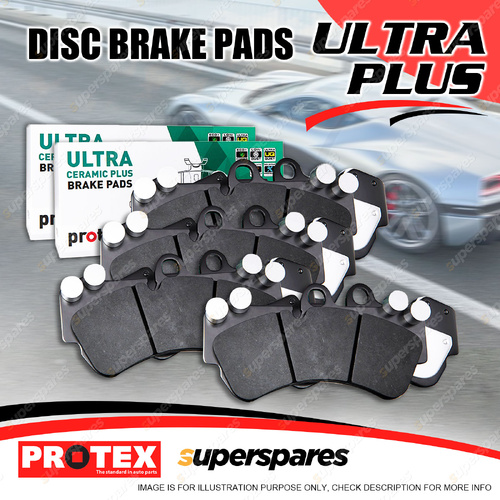8x Protex Front + Rear Ultra Ceramic Plus Disc Brake Pads Set for Audi Q7 4M