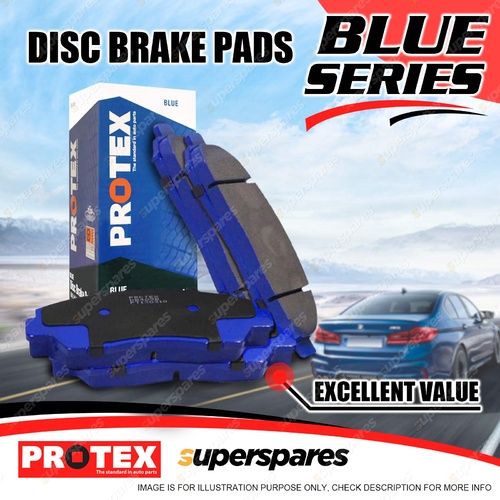 4 Front Protex Blue Brake Pads for Nissan NX B13 Coupe Pulsar SSS N15