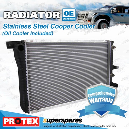 Protex Radiator for Daewoo Lanos T100 Oil Cooler 254MM Automatic 1997-2003