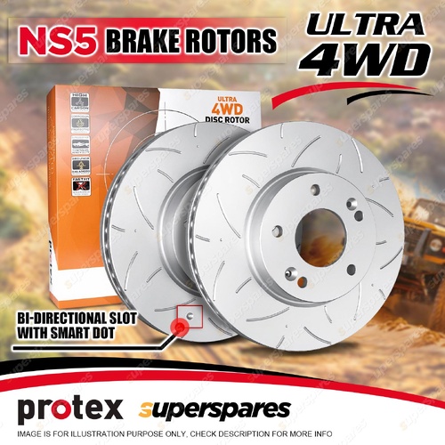 Protex 4WD Front NS5 Brake Rotors for Isuzu D-Max TFR TFS Mu-X UCR UCS 2008-2025