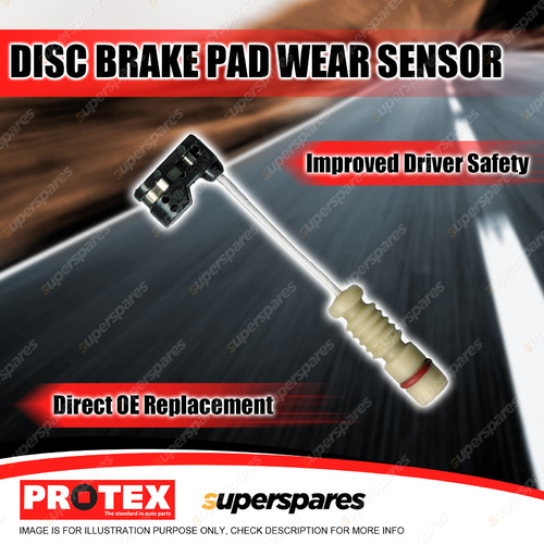 Protex Front Brake Pad Wear Sensor for Mercedes Benz CLK55 C208 E55 E430 W210