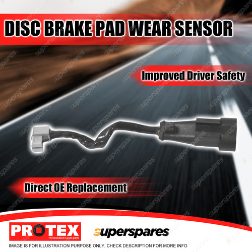 Protex Front Brake Pad Wear Sensor for Iveco Daily 35S12 35S14 45C15 C18 50C18