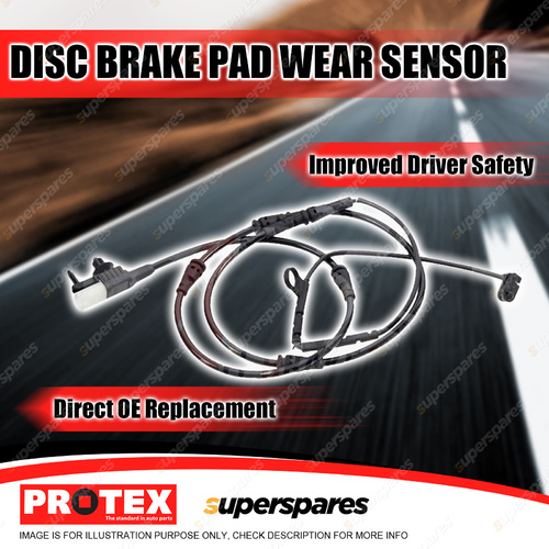 Protex Front Brake Pad Wear Sensor for Land Rover Range Rover IV Sport LW 12-on