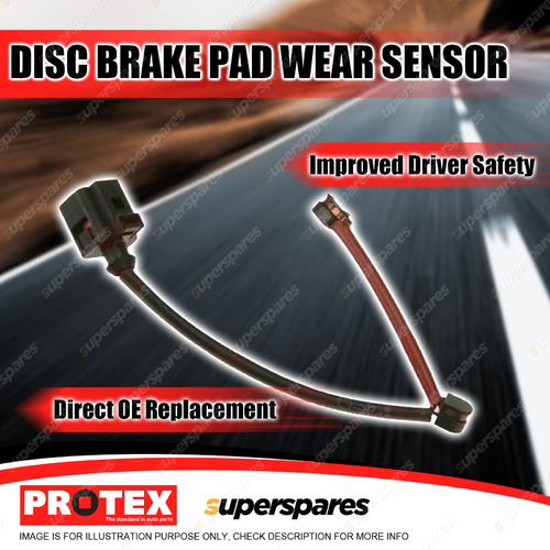 Protex Rear Disc Brake Pad Wear Sensor for Porsche Cayenne 07-on