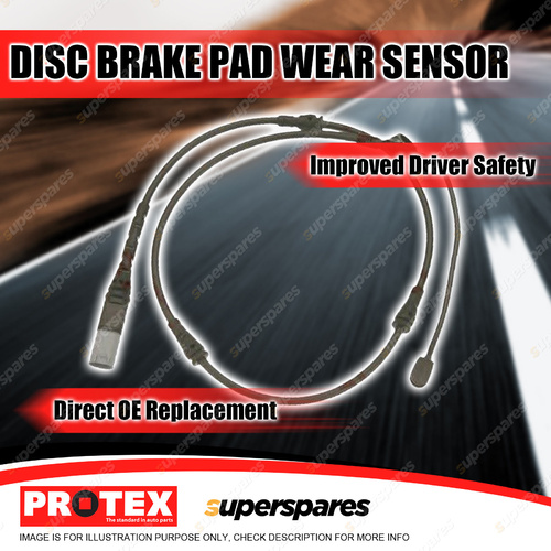 Protex Front Brake Pad Wear Sensor for BMW X5 xDrive 25 30 35 40 d i F15 E70