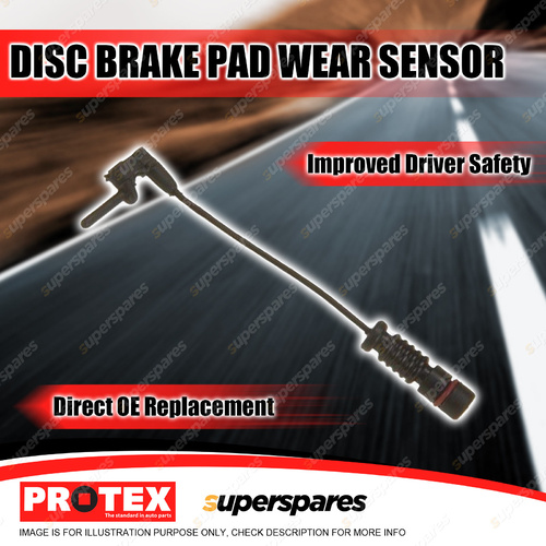 Protex Front Brake Pad Wear Sensor for Mercedes Benz C180 200 220 250 280 W202