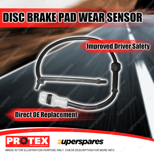 Protex Rear Disc Brake Pad Wear Sensor for Porsche Boxster 986 S Cayman S