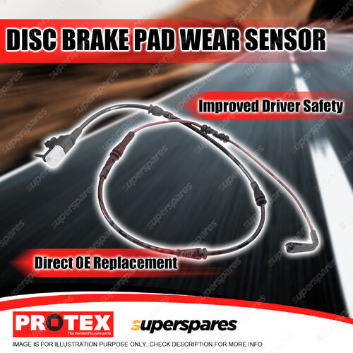 Protex Rear Brake Pad Wear Sensor for Land Rover Range Rover LG L405 3.0 1.1 5.0