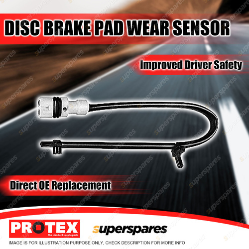 Protex Front Brake Pad Wear Sensor for Porsche 928 GTS 5.4L Coupe 1992-1995