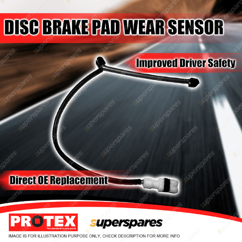 Protex Rear Brake Pad Wear Sensor for Porsche 944 Turbo 2.5L Coupe 1986-1991