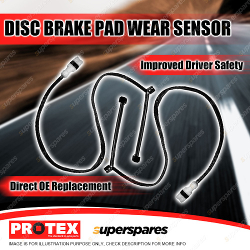 2 x Protex Rear Brake Pad Wear Sensors for Porsche 928 944 2.5L 5.0L 5.4L 82-95