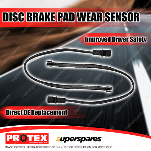 2 x Protex Rear Brake Pad Wear Sensors for Porsche 944 S 2.5L 1987-1989 GIC1013P
